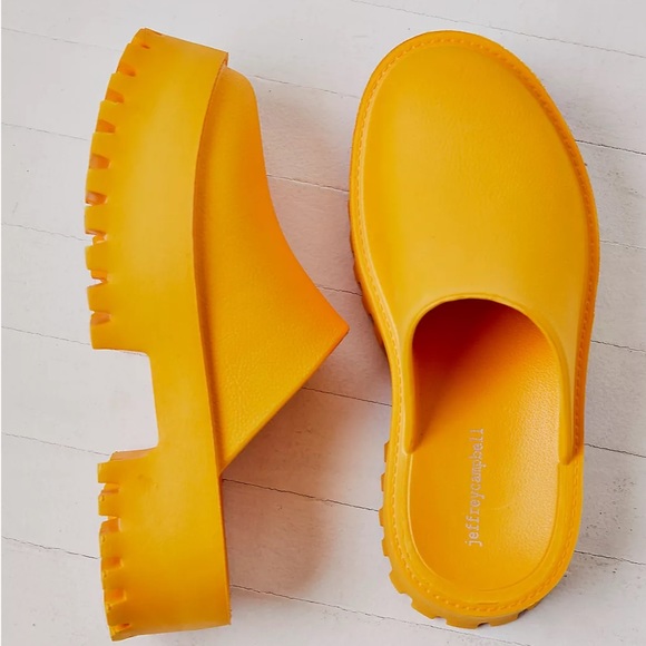 Free People x Jeffrey Campbell Bae Platform Mules US 9 - Picture 1 of 10